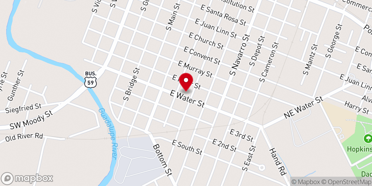 Map showing location of Templo San Juan 3:16