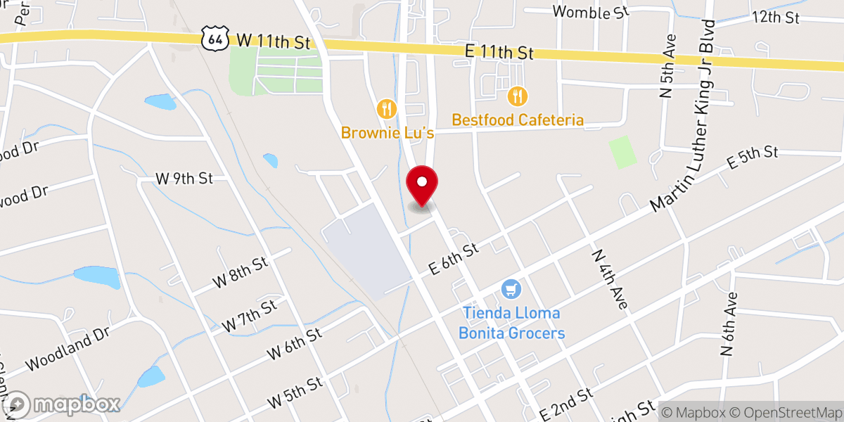 Map showing location of Church of Jesus of Apostolic