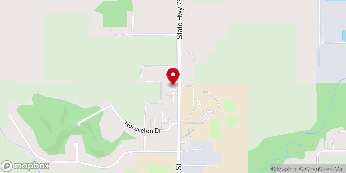 Map showing location of Faith Evangelical Free Church