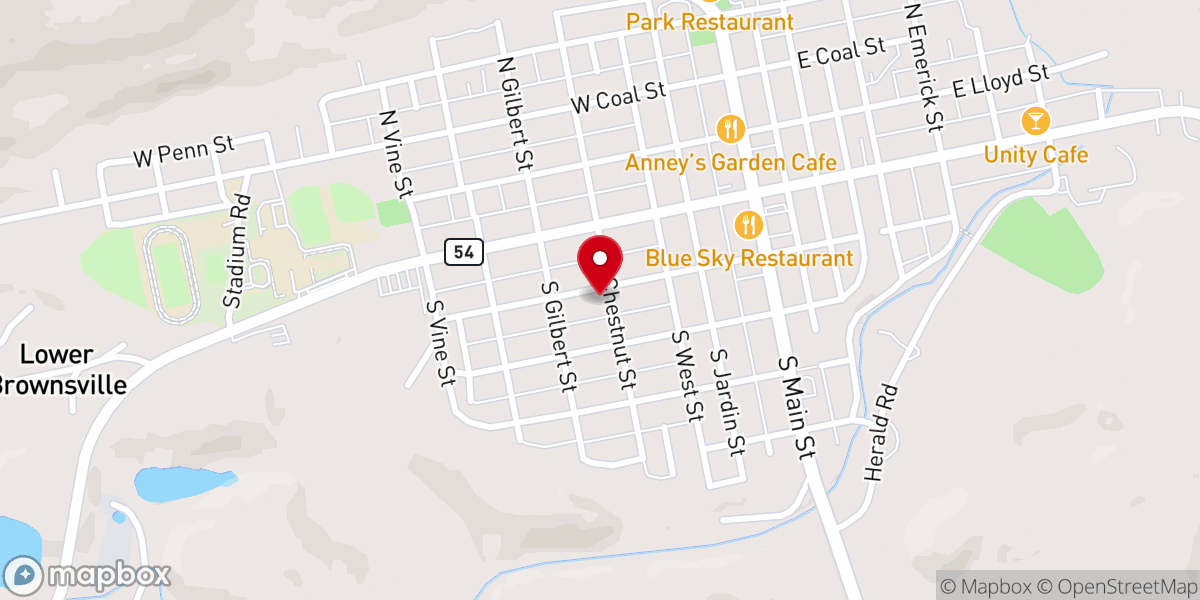 Map showing location of St. Michael's Ukrainian Greek Catholic Church