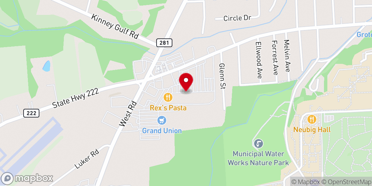 Map showing location of Believers Chapel Cortland
