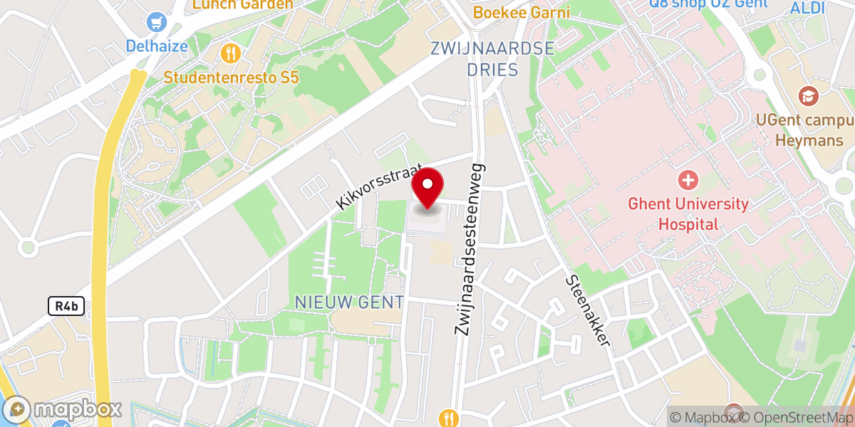 Map showing location of Église du Christ-Roi