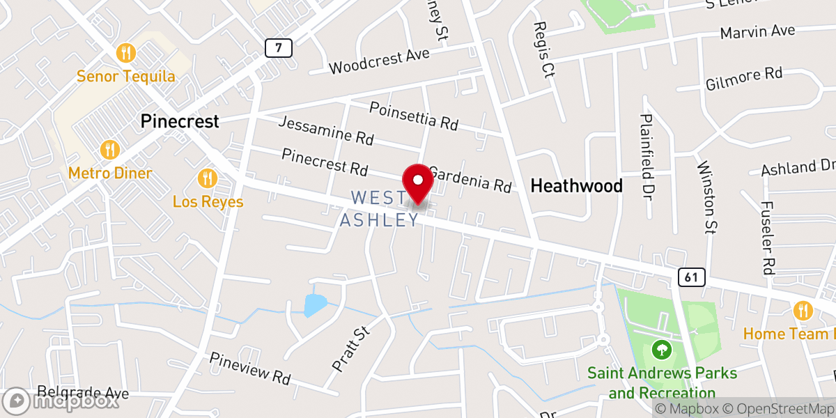 Map showing location of International Church