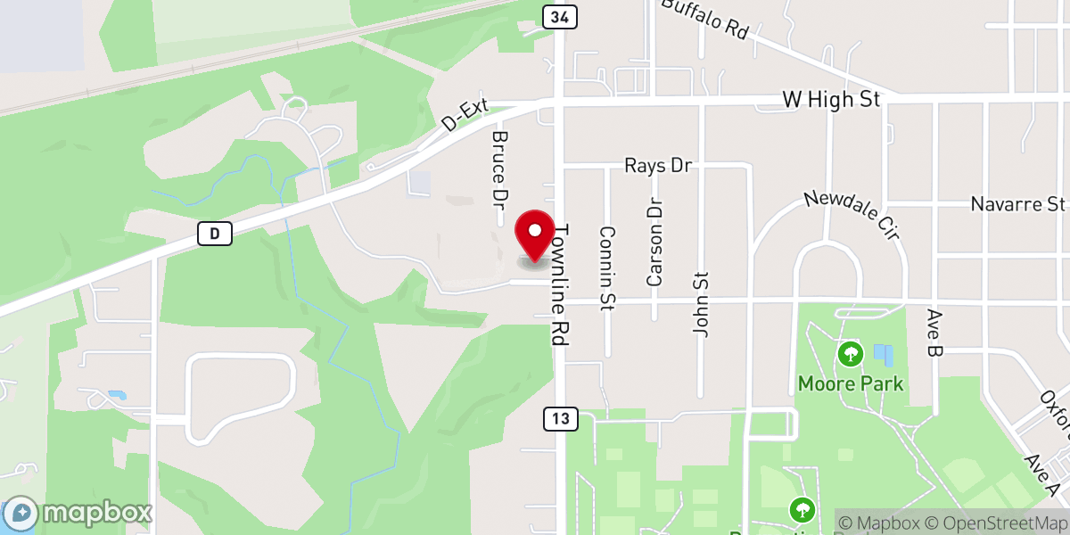 Map showing location of Lifesource Church of the Nazarene