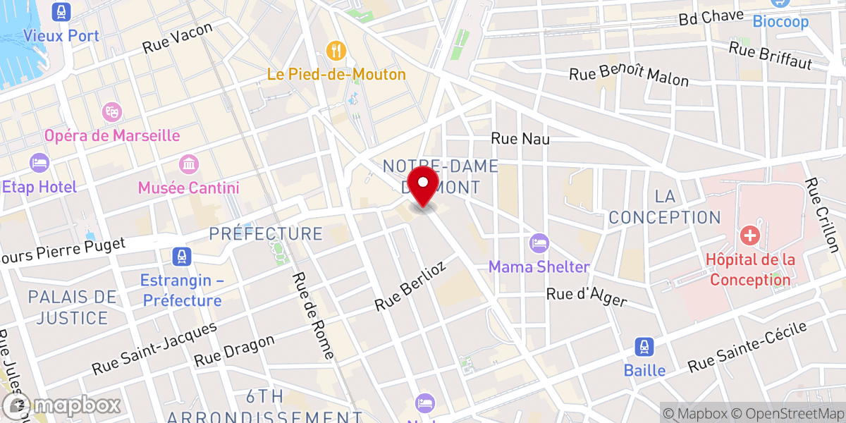 Map showing location of Chapelle de l'Immaculée Conception