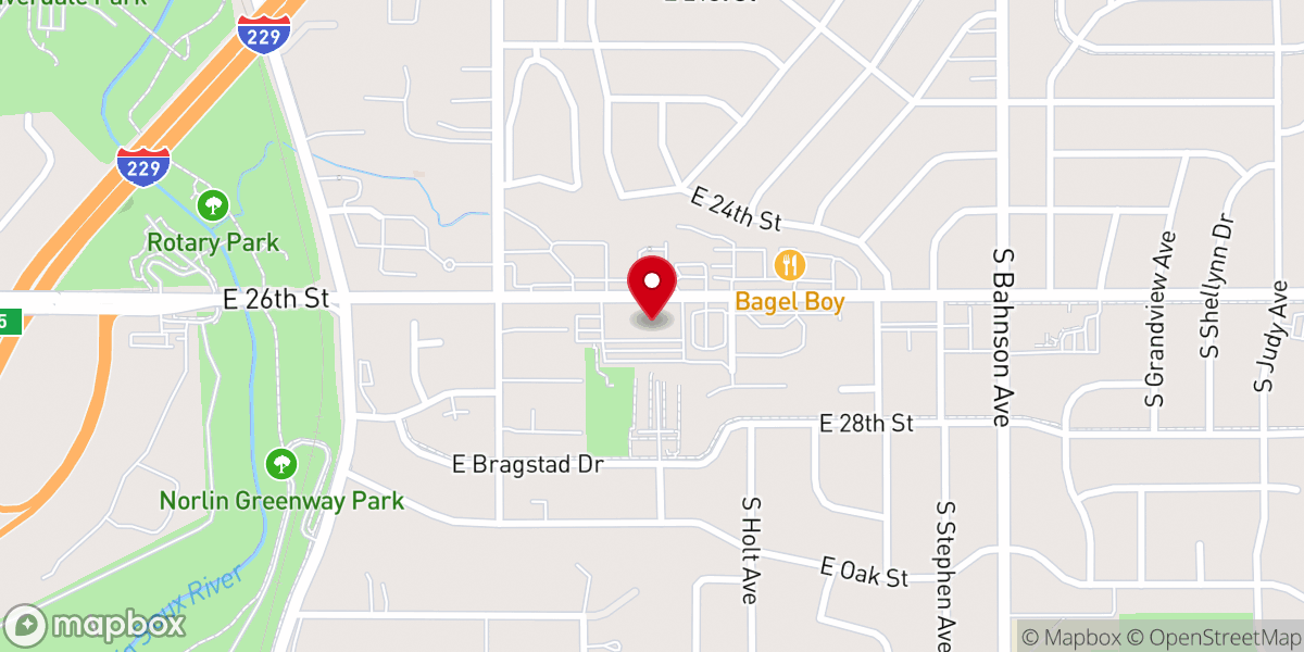 Map showing location of First Christian Reformed Church