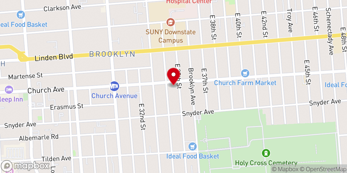 Map showing location of Family Health Center Network-Lutheran