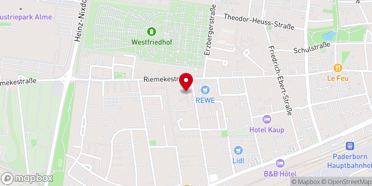 Map showing location of St. Laurentius