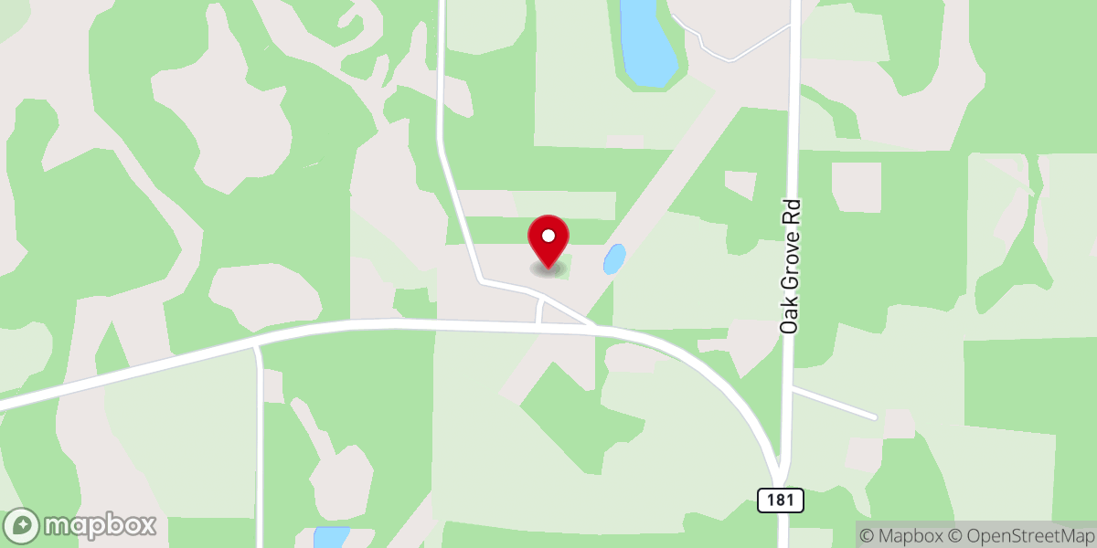 Map showing location of Limestone Baptist Church