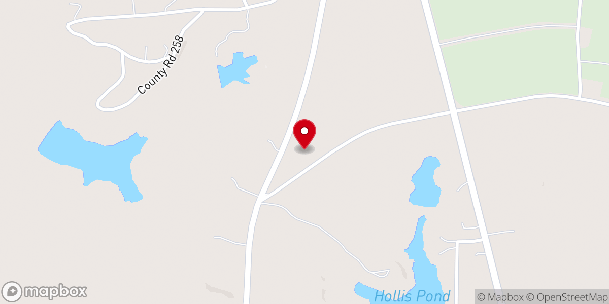 Map showing location of Clintonville Baptist Church