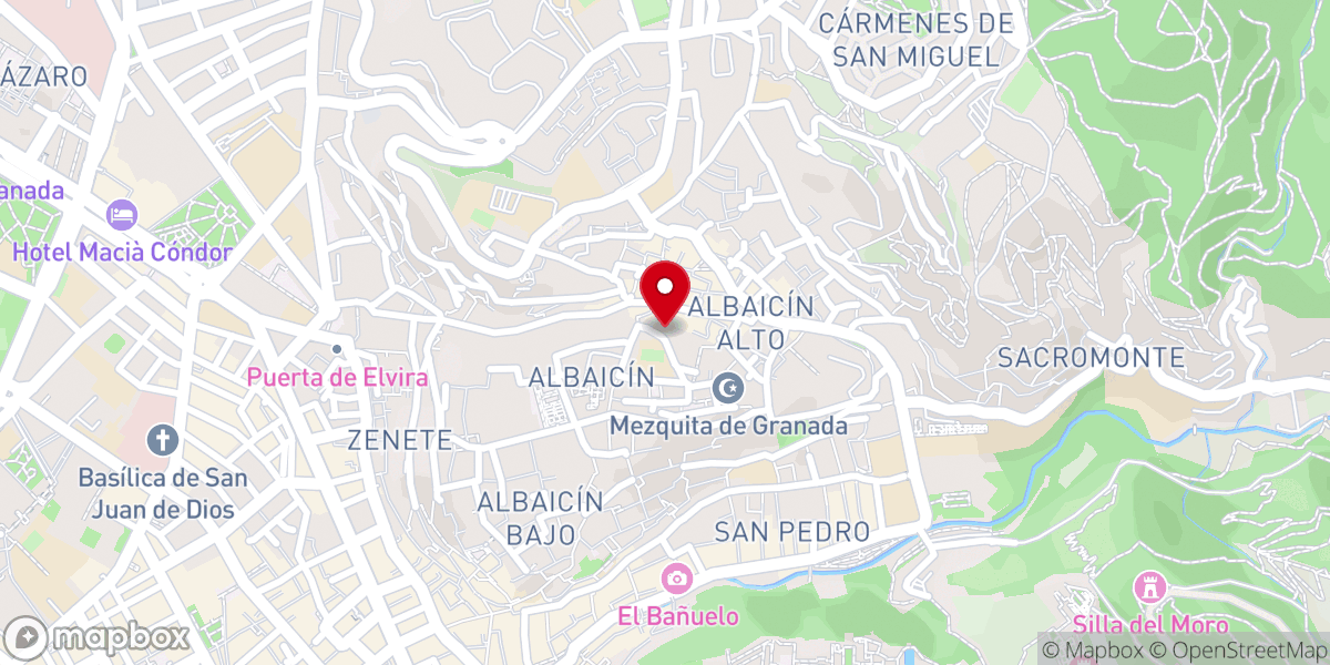 Map showing location of Ermita de San Cecilio