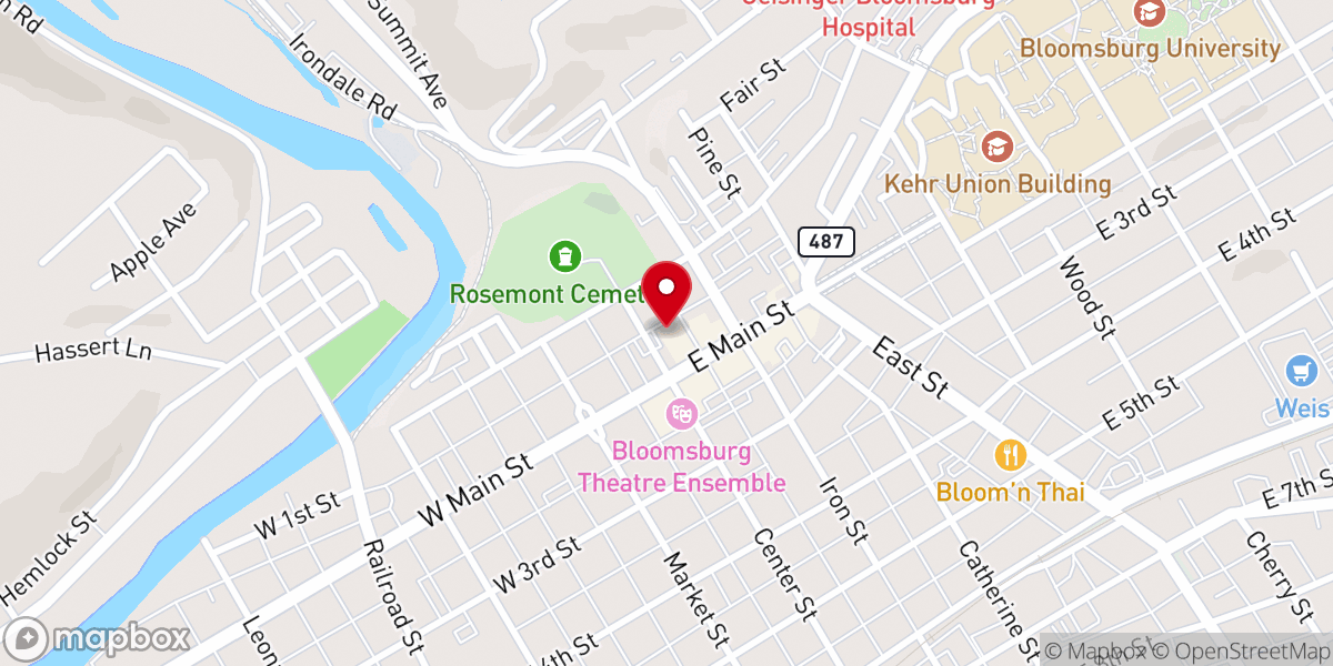 Map showing location of The Table