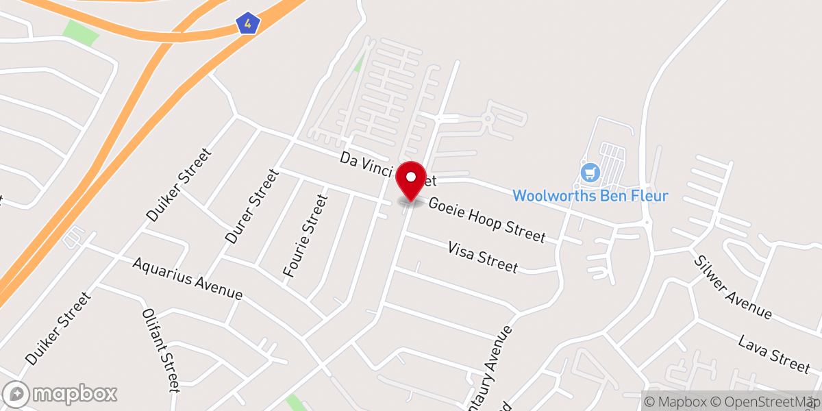 Map showing location of Faith Baptist Church