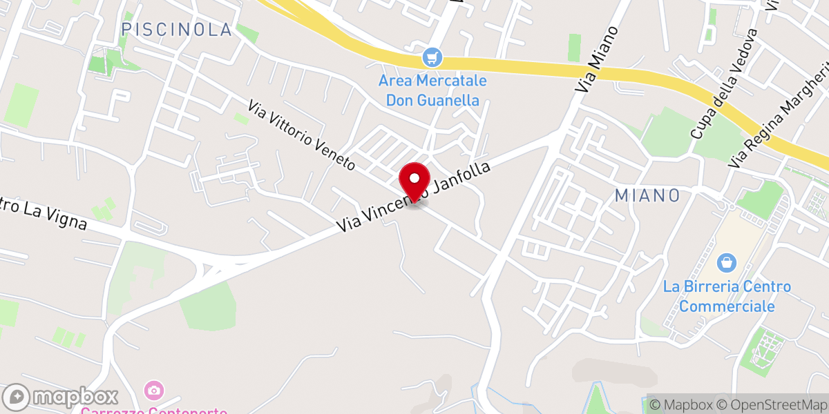 Map showing location of Chiesa Cristiana Evangelica Miano