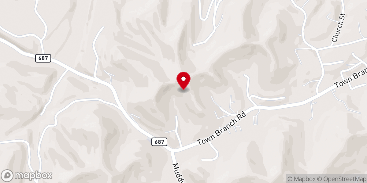 Map showing location of Possum Trot Christian Camp