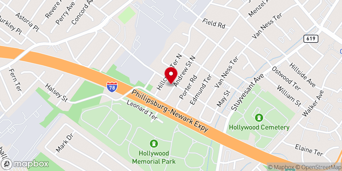Map showing location of Church of God Ministry of Prayer and of the Word