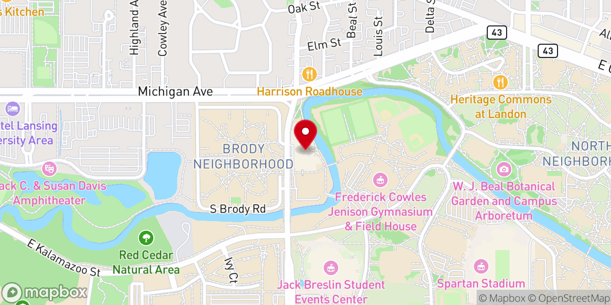 Map showing location of Element Church