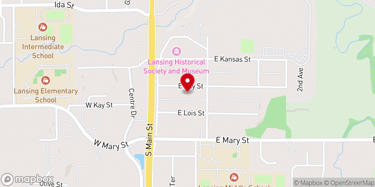 Map showing location of Apostolic Deliverance