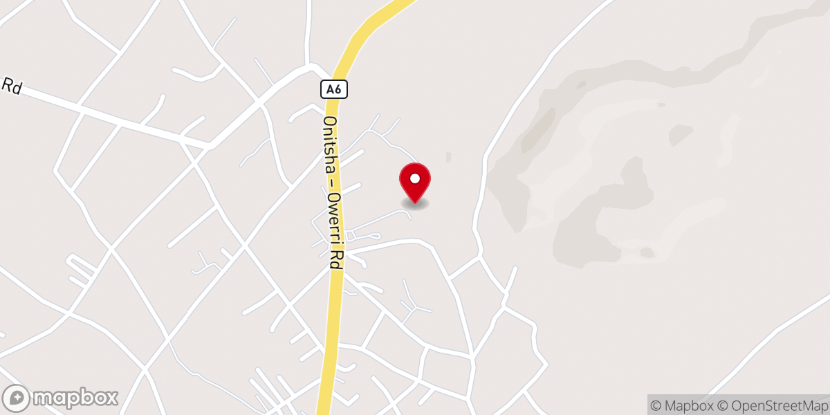 Map showing location of Immaculate Heart Convent, Ihiala