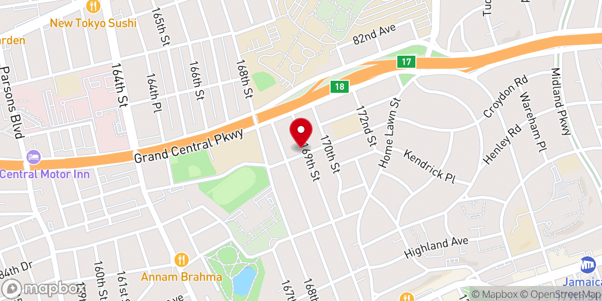 Map showing location of San Lorenzo Ruiz Association of America