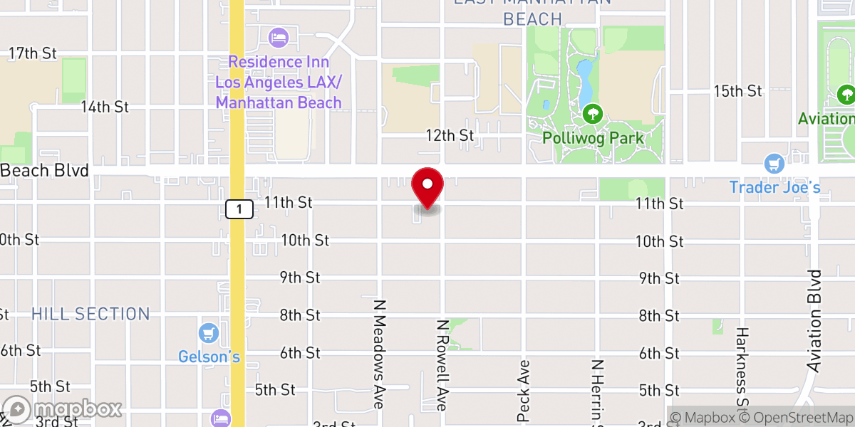 Map showing location of Trinity Lutheran Church (ELCA)