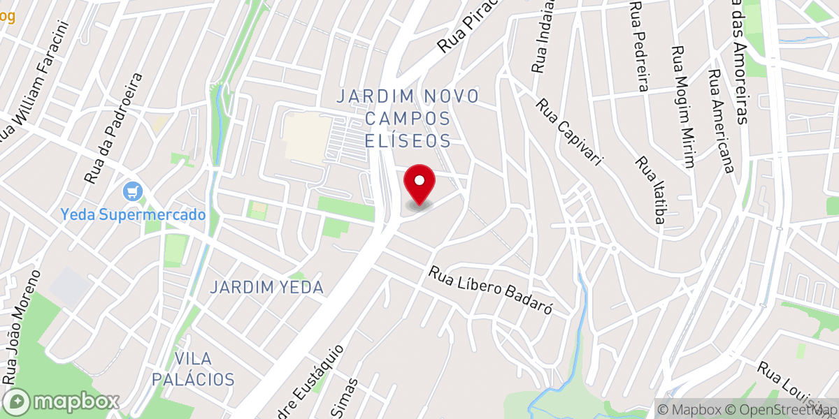 Map showing location of IGREJA BATISTA MEMORIAL - JARDIM N. CAMPOS ELISEOS