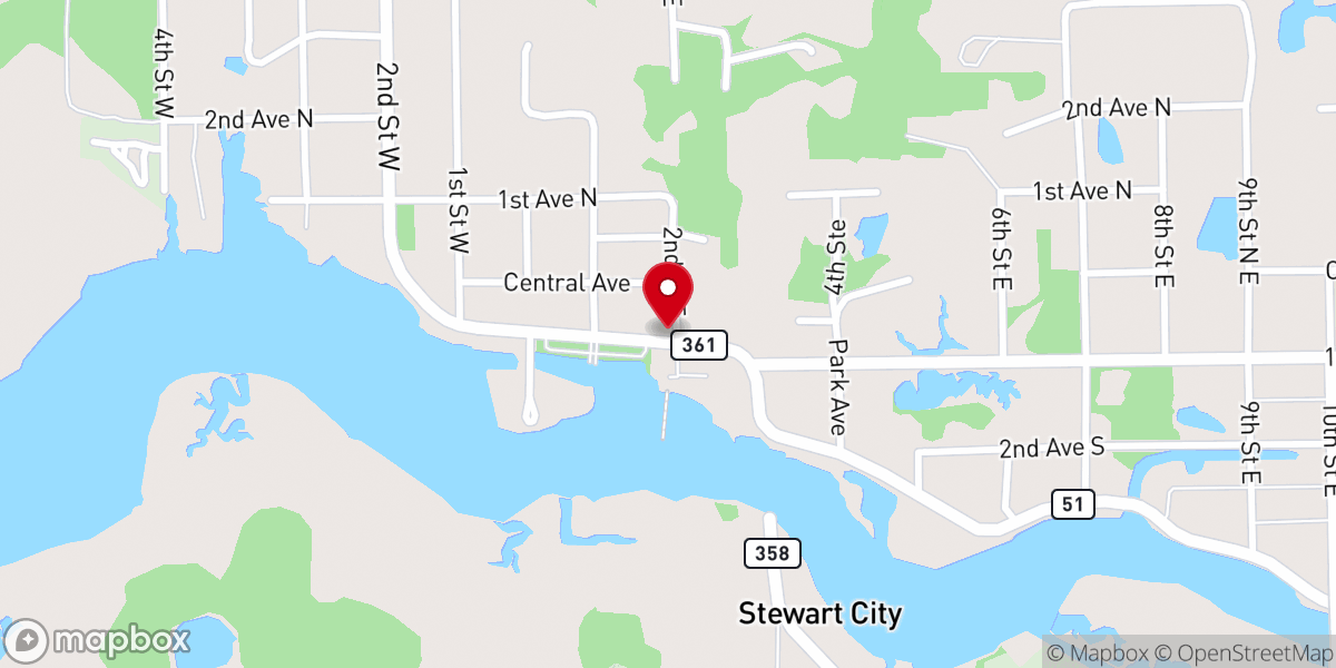 Map showing location of Steinhatchee Revival Center