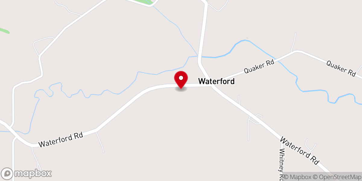 Map showing location of Waterford Church of Christ