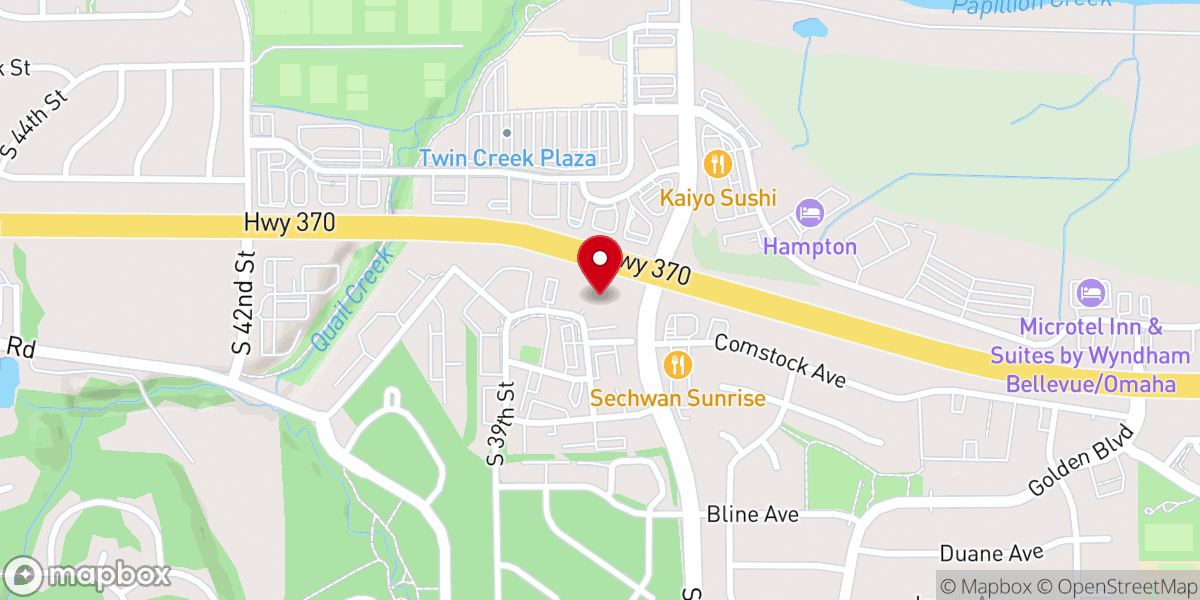 Map showing location of Thanksgiving Lutheran Church