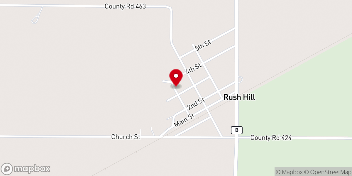 Map showing location of Pure Heart Ministry, LLC