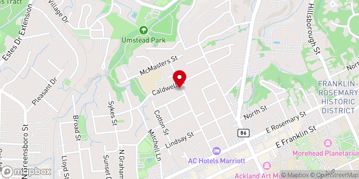 Map showing location of New Vision Church
