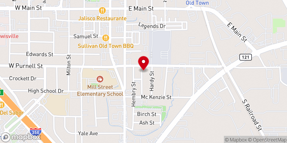 Map showing location of Bethel AME Church