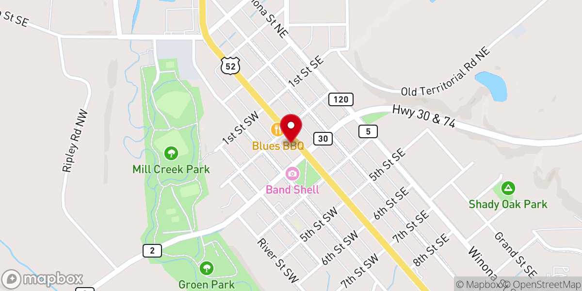 Map showing location of Living Hope Community Church Office