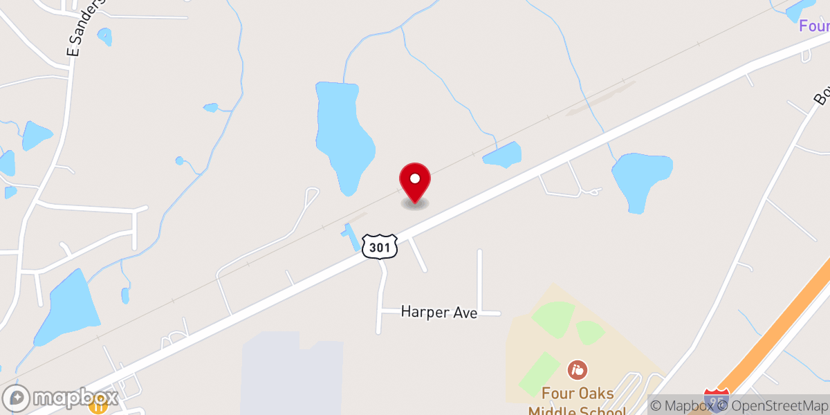 Map showing location of Juniper Grove Disciple Church