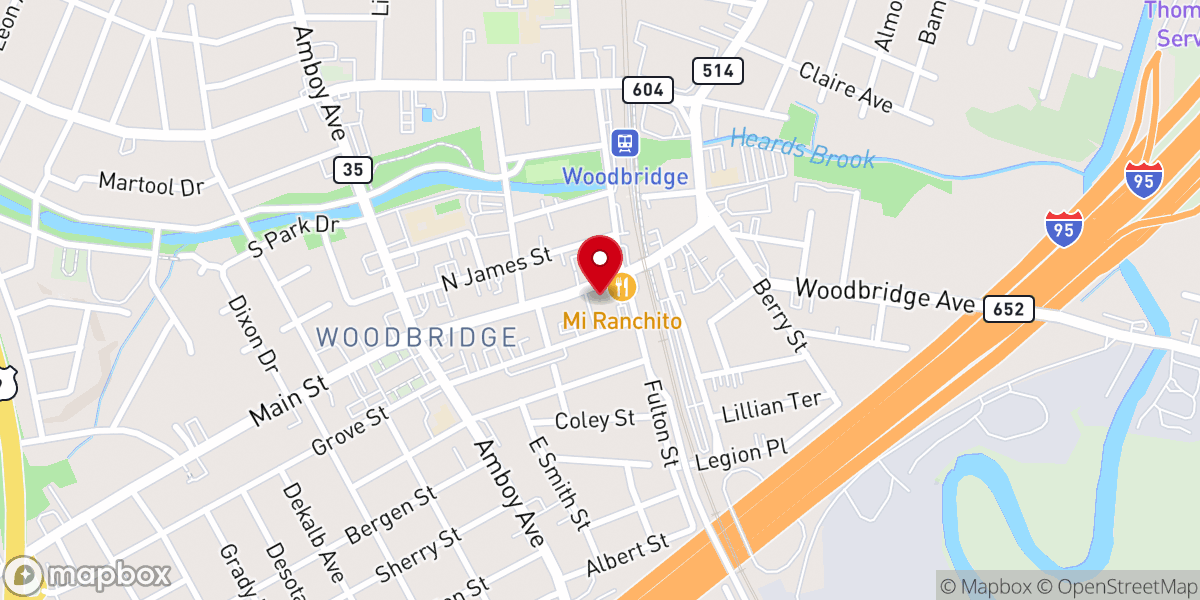 Map showing location of Ghana Gethsemane United Methodist Church