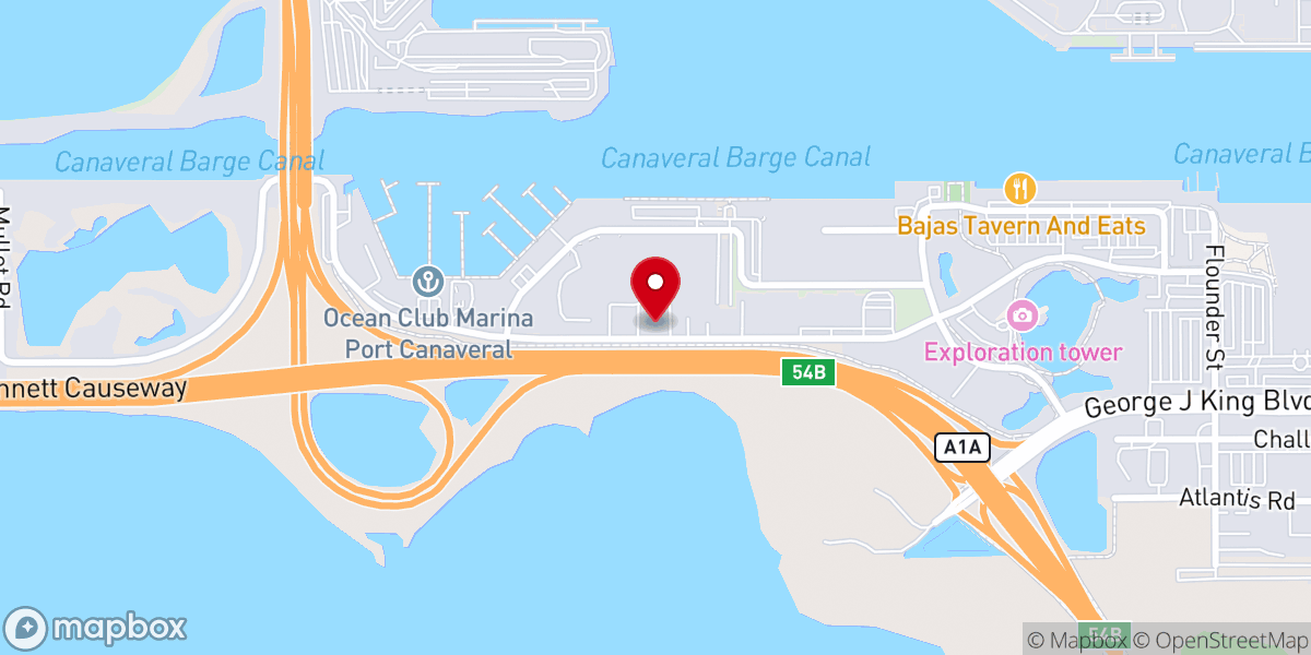 Map showing location of Back and Port Ministries