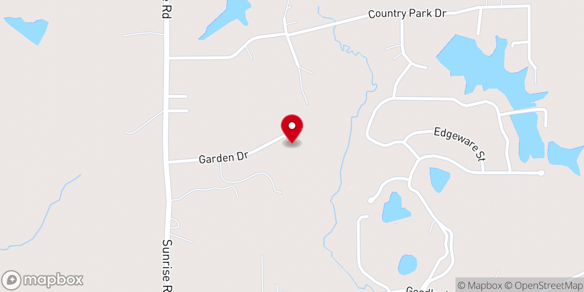 Map showing location of The Venue at Roseoak