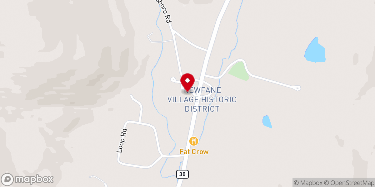 Map showing location of Union Hall