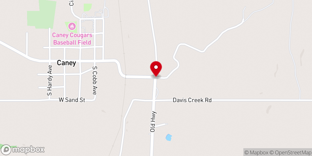 Map showing location of Betts Ministries
