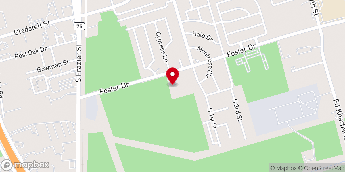 Map showing location of Conroe House of Prayer