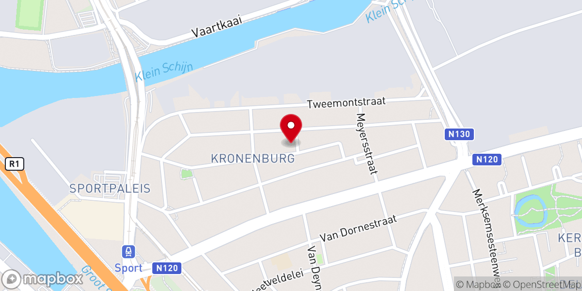 Map showing location of Blijde-Boodschapkerk