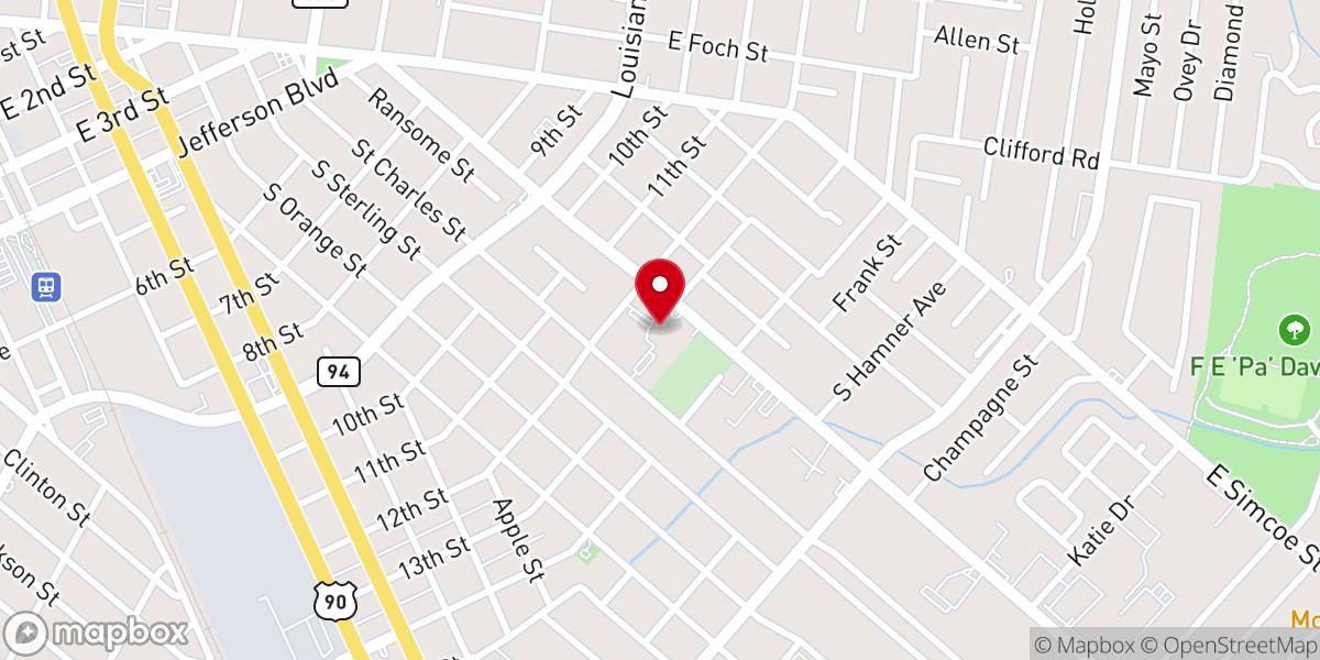 Map showing location of Immaculate Heart of Mary Catholic Church