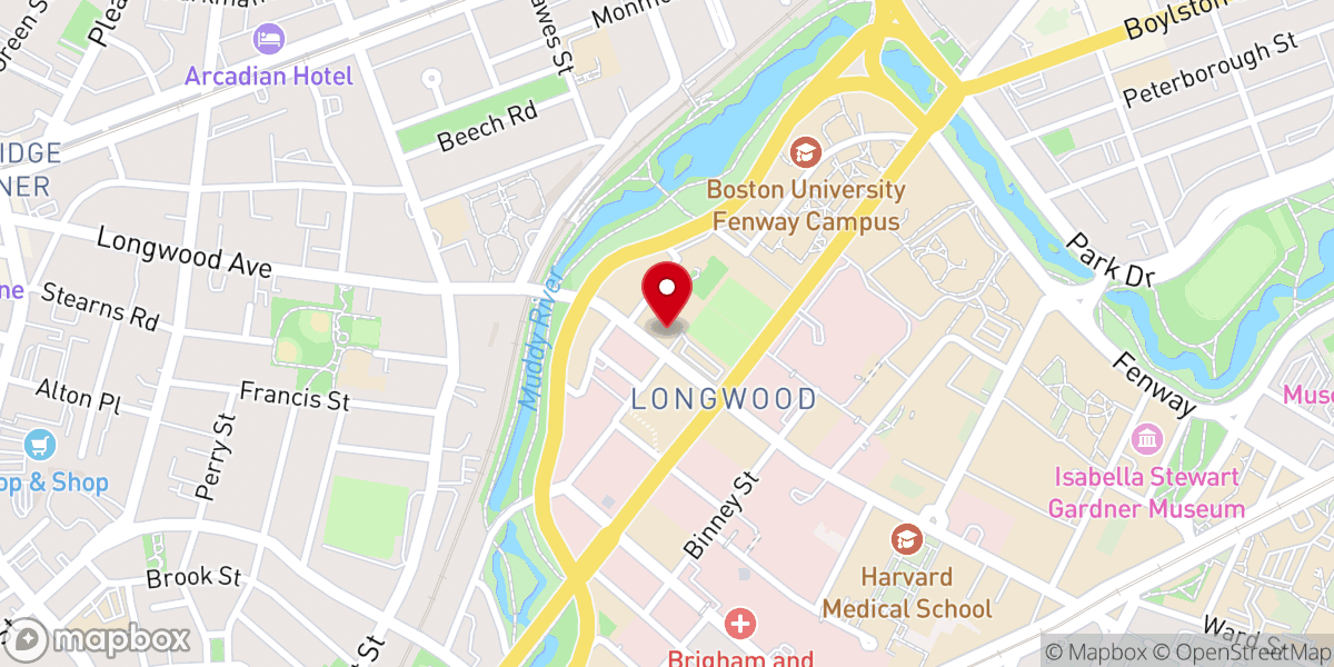 Map showing location of Aletheia Church Boston