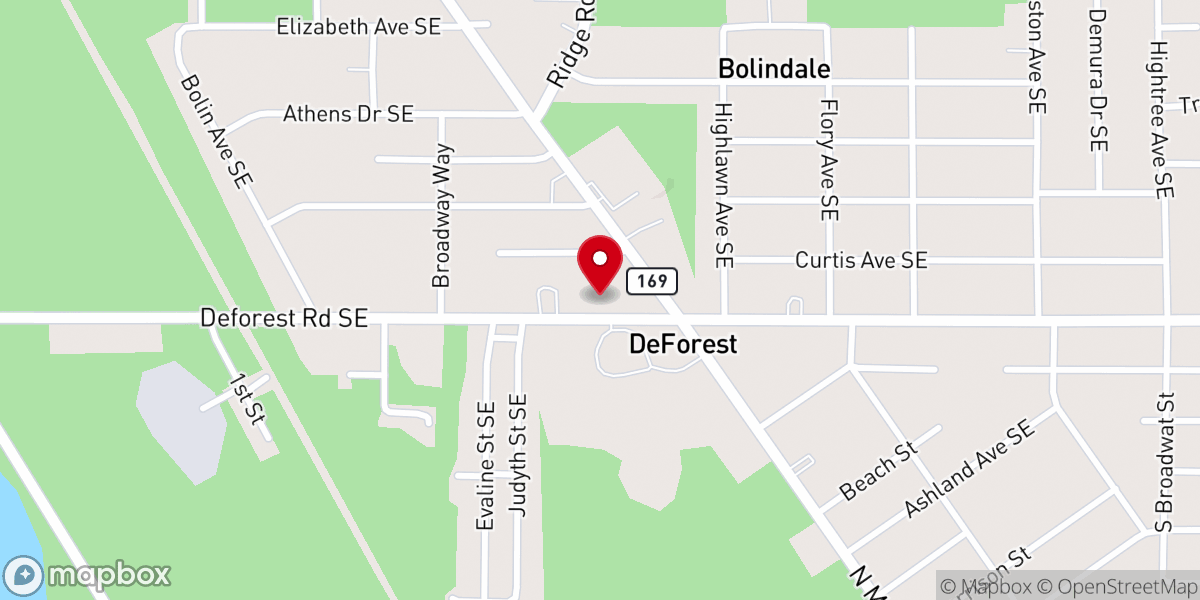 Map showing location of Apostolic Pentecostal Church