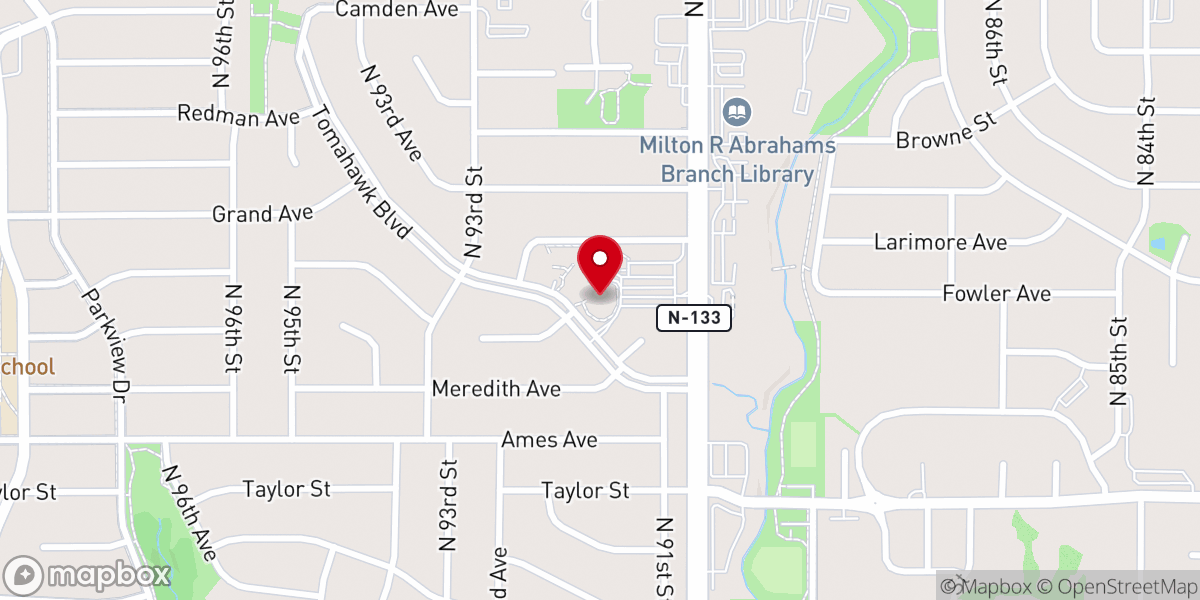 Map showing location of St. James Catholic Church