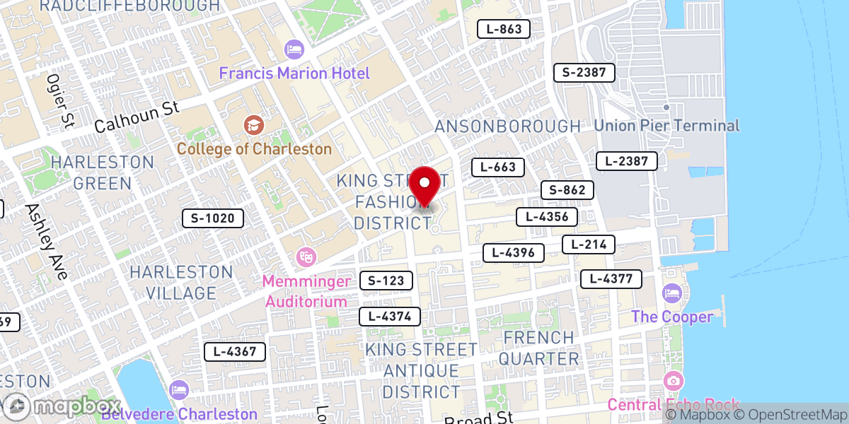 Map showing location of Saint Mary of the Annunciation
