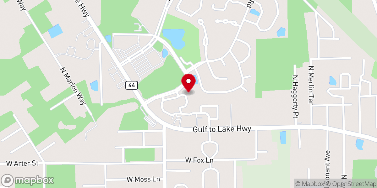 Map showing location of God's Family Church