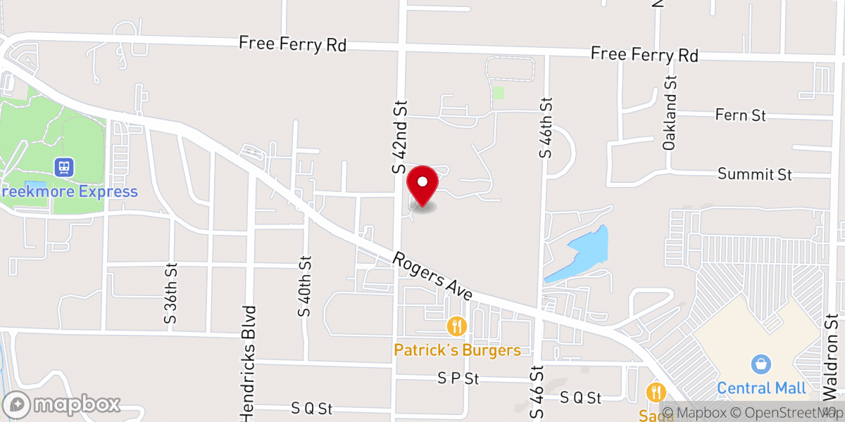 Map showing location of St. Scholastica Monastery