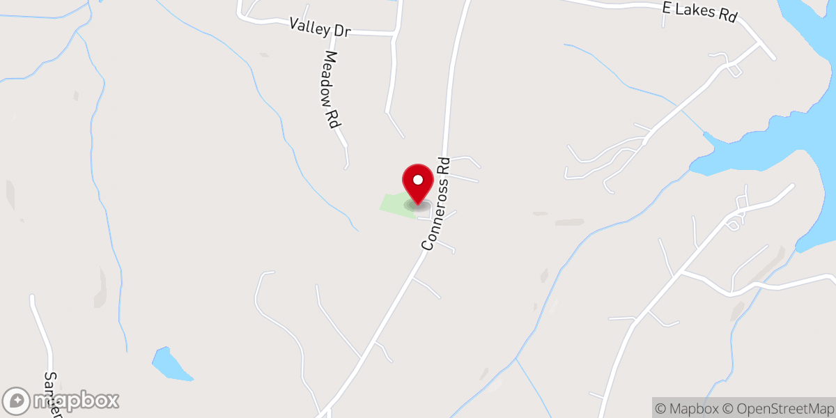 Map showing location of Shiloh Baptist Church