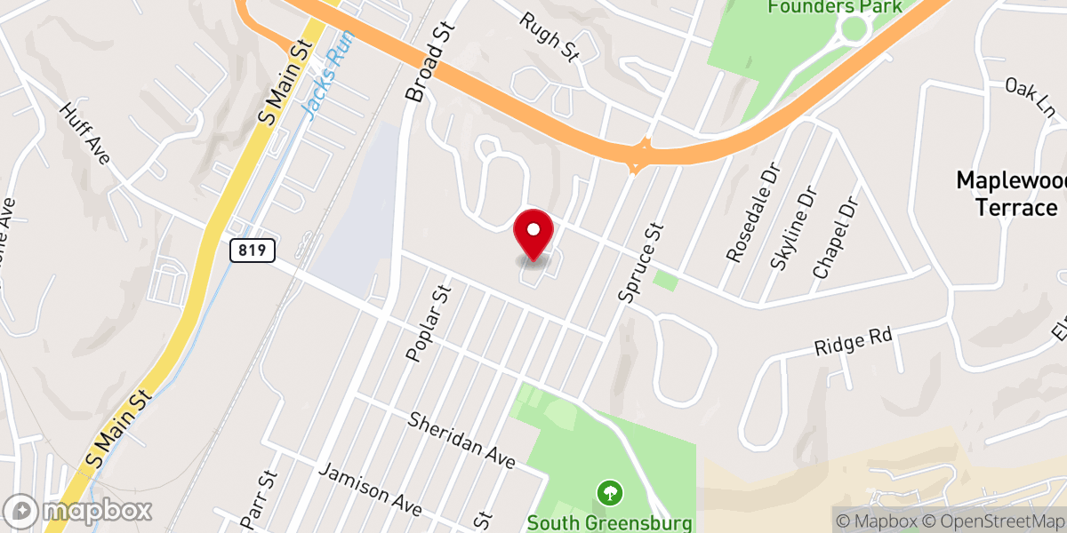 Map showing location of Saint Michael Orthodox Church